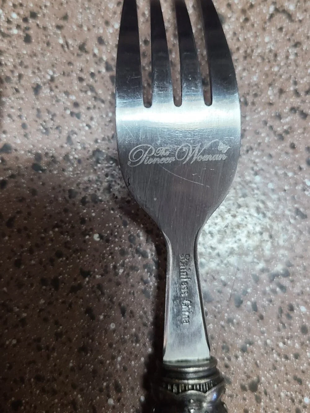Pioneer Woman Red Cowgirl Lace Stainless Steel Flatware Lot of 11 Mixed Lot